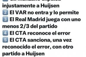 承认误判但仍维持禁赛！赫伊森社媒：可真给西班牙足球长脸啊