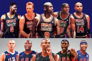 梦一VS梦八VS最新梦之队！美媒晒图对比：你认为哪个最强？