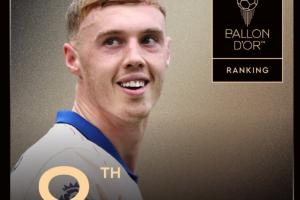 球迷热议：帕尔默凭什么进金球前十？他甚至没有欧冠可踢