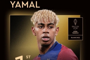 再次获奖！亚马尔成为首位获得多个科帕奖的球员