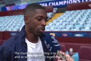 成熟了！登贝莱谈金球奖：对我来说，没什么比集体奖杯更重要